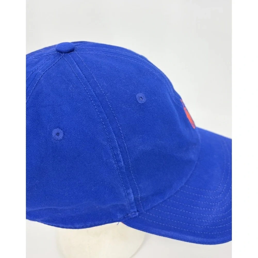 Polo Golf Ralph Lauren Hat Cap Blue with Red Pony Logo Strap Back Casual Faded